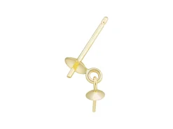 9ct Yellow Gold Cup And Peg With 3mm Drop Cup
