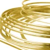 9ct Yellow Gold D Shape Wire 2.30mm X 1.80mm, 100% Recycled Gold