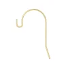 9ct Yellow Gold Earring Hook Wire With Open Look