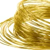 18ct Yellow Gold Easy Solder Round Wire 0.50mm, 100% Recycled Gold