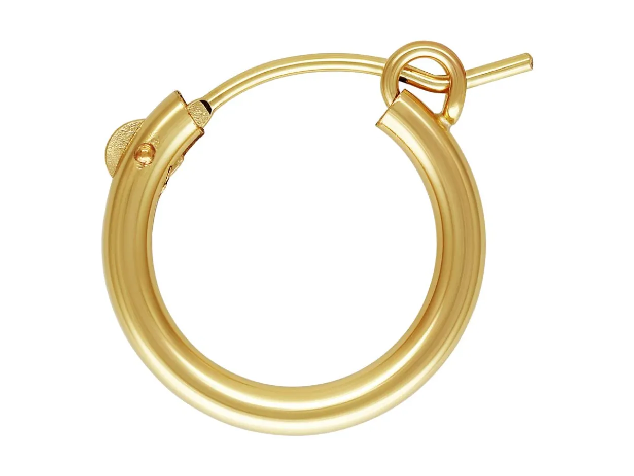 14ct Yellow Gold Filled 15.0mm Creole Hoop