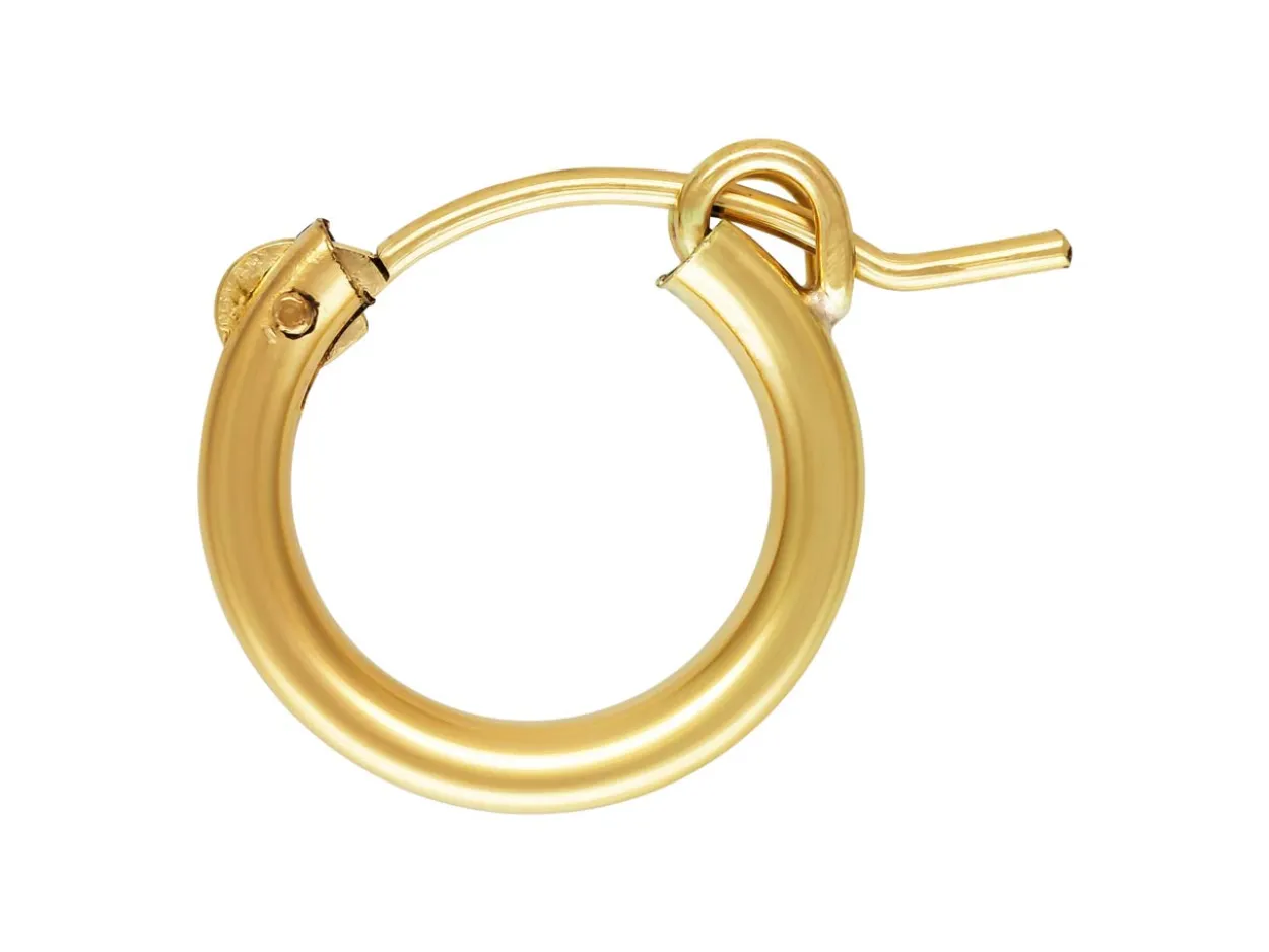 14ct Yellow Gold Filled 13.0mm Creole Hoop