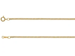 14ct Yellow Gold Filled 2.0mm Curb Chain 16"/40cm Unhallmarked