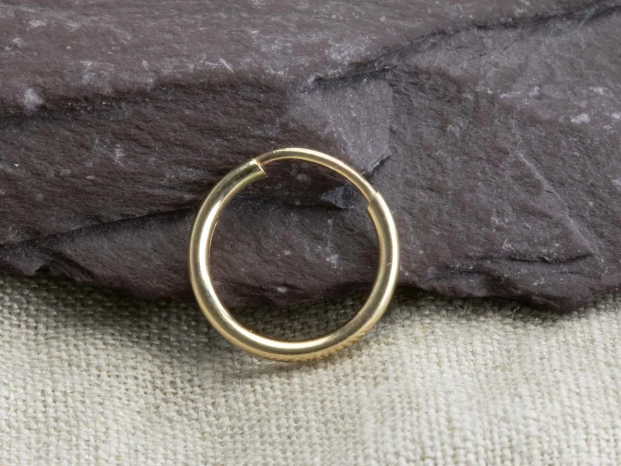 14ct Yellow Gold Filled 20.0mm Endless Hoops, Pack Of 2