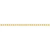 14ct Yellow Gold Filled 1.75mm Flat Hammered Oval Trace Chain Loose Unhallmarked