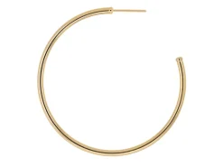 14ct Yellow Gold Filled 40.0mm Hoop Post Earring