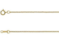 14ct Yellow Gold Filled 1.1mm Round Belcher Chain 20"/50cm Unhallmarked