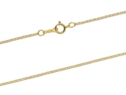 14ct Yellow Gold Filled 1.1mm Round Belcher Chain 20"/50cm Unhallmarked