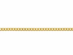 14ct Yellow Gold Filled 1.2mm Round Curb Chain 18
