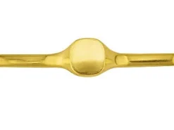 18ct Yellow Gold Gents Ring Kt3034 3.10mm Hallmarked Fully Annealed Cushion Signet 14mm X 13mm, 100% Recycled Gold