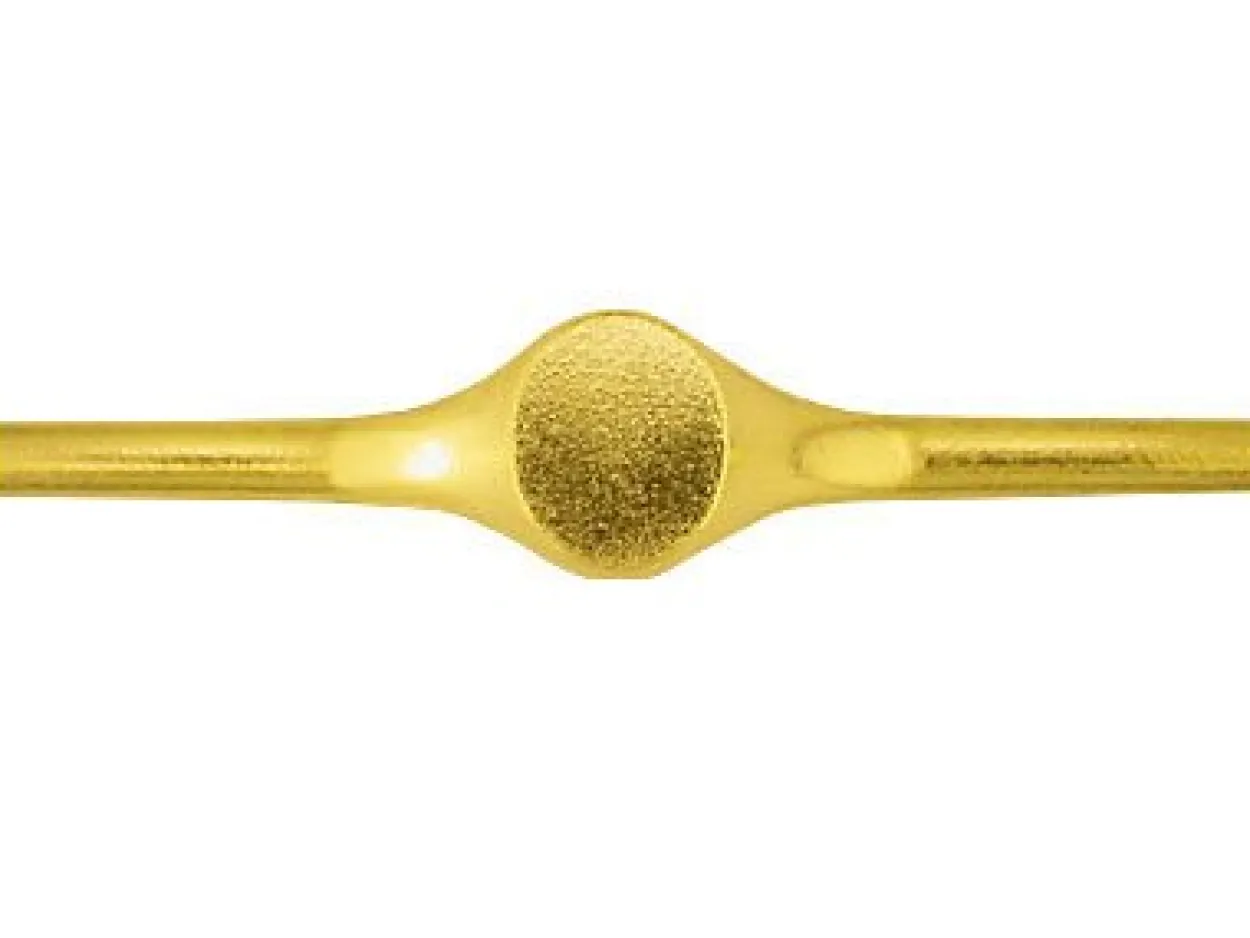 18ct Yellow Gold Gents Ring Kt3033 3.20mm Hallmarked Fully Annealed, 15.2g Oval Signet 13mm X 11mm, 100% Recycled Gold