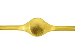 9ct Yellow Gold Gents Ring Kt3031 3.00mm Hallmarked Fully Annealed Oval Signet 16mm X 13mm, 100% Recycled Gold