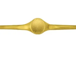 18ct Yellow Gold Gents Ring Kt3032 2.80mm Hallmarked Fully Annealed, 16.9g Oval Signet 14mm X 12mm, 100% Recycled Gold