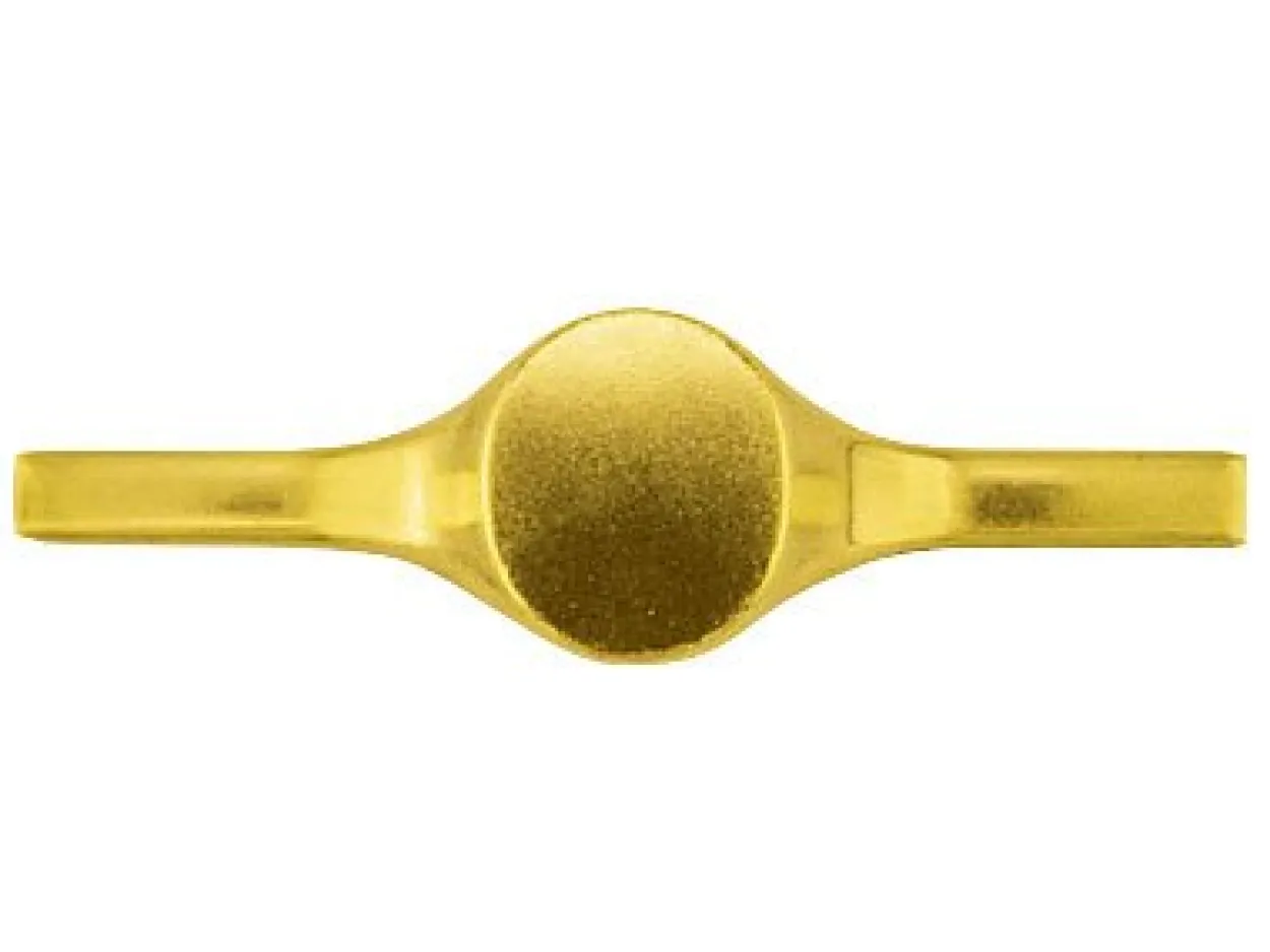 9ct Yellow Gold Gents Ring Kt3030 3.40mm Hallmarked Fully Annealed Oval Signet 20mm X 16mm, 100% Recycled Gold