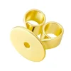 18ct Yellow Gold Heartback Scroll Medium