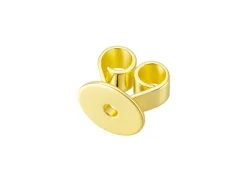 18ct Yellow Gold Heartback Scroll Small
