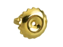 9ct Yellow Gold Heavy Threaded Scroll, 100% Recycled Gold
