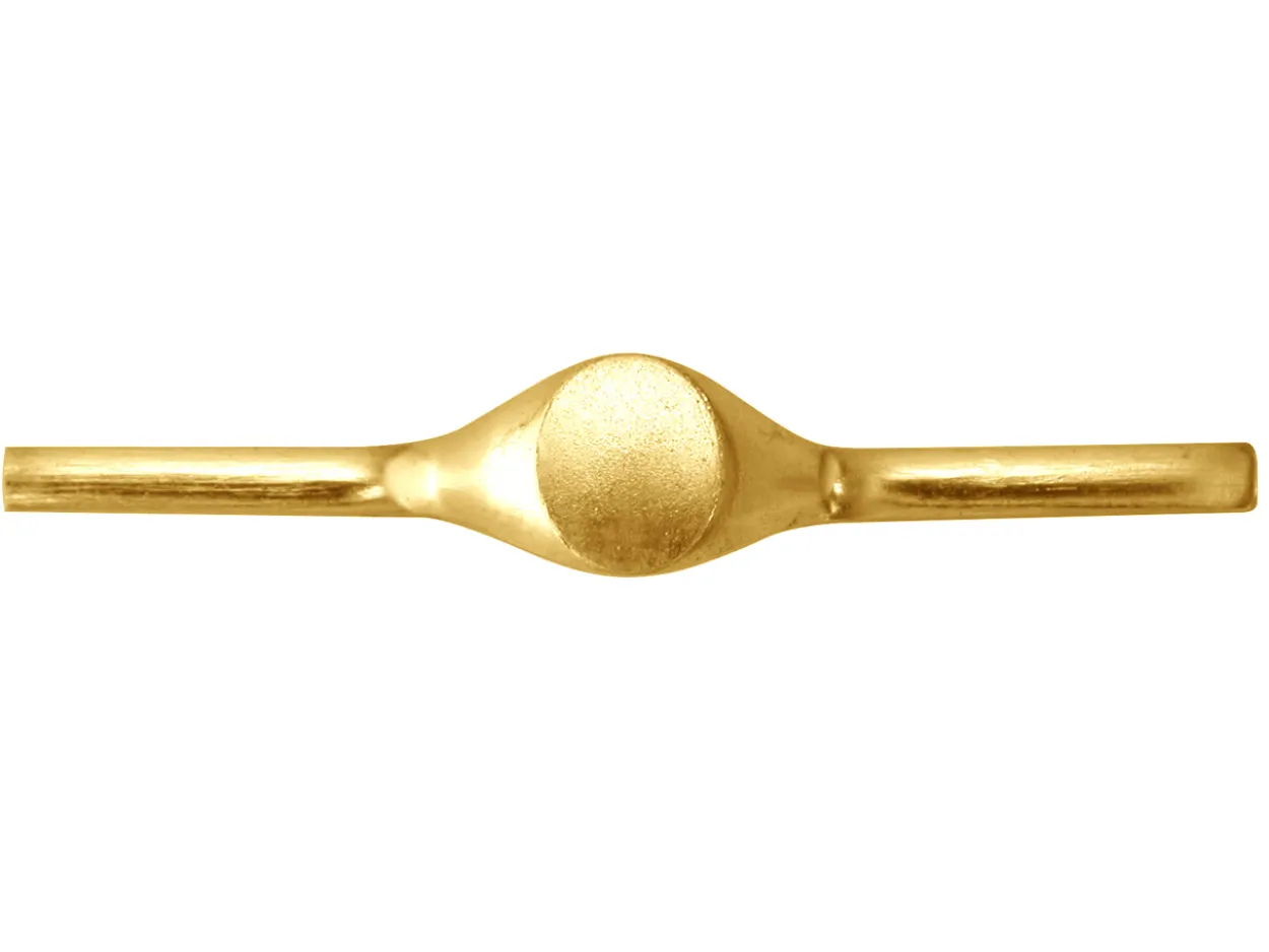 18ct Yellow Gold Ladies Ring Kl6005 2.00mm Hallmarked Fully Annealed Oval Signet 11mm X 9mm, 100% Recycled Gold