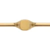 9ct Yellow Gold Ladies Ring L98hm 2.00mm Hallmarked Fully Annealed Cushion Signet 11mm X 10mm, 100% Recycled Gold