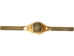 9ct Yellow Gold Ladies Ring L98hm 2.00mm Hallmarked Fully Annealed Cushion Signet 11mm X 10mm, 100% Recycled Gold