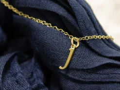 9ct Yellow Gold Letter J Initial Charm