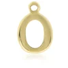 9ct Yellow Gold Letter O Initial Charm