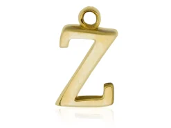 9ct Yellow Gold Letter Z Initial Charm