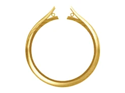 18ct Yellow Gold Light Tapered Ring Shank With Cheniers Size M