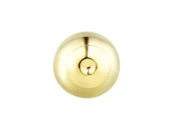 9ct Yellow Gold Lightweight 1 Hole Bead With Cup 2.5mm Pack of 5