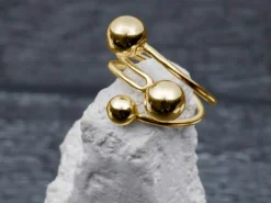 9ct Yellow Gold Lightweight 1 Hole Bead With Cup 2.5mm Pack of 5
