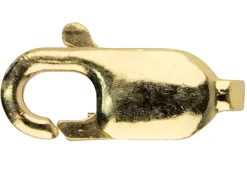 9ct Yellow Gold Lobster Trigger Clasp Catch Oval 9mm
