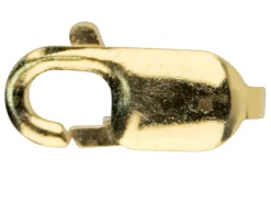 9ct Yellow Gold Lobster Trigger Clasp Catch Oval 8mm