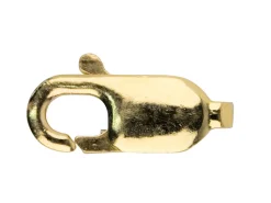 9ct Yellow Gold Lobster Trigger Clasp Catch Oval 7mm