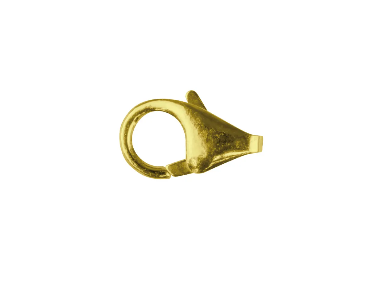9ct Yellow Gold Lobster Trigger Clasp Catch 7mm
