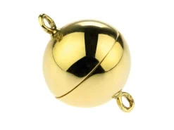 9ct Yellow Gold Magnetic Ball Clasp 8mm