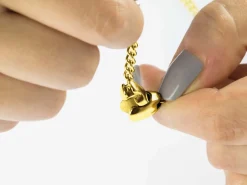 9ct Yellow Gold Magnetic Clasp Oval 10x5mm