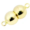 9ct Yellow Gold Magnetic Peanut Clasp 4mm