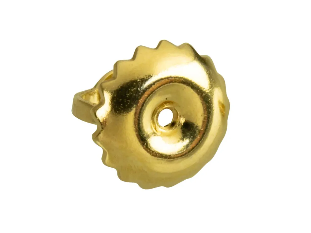 9ct Yellow Gold Medium Threaded Scroll, 100% Recycled Gold