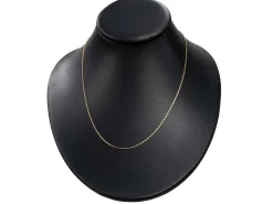 9ct Yellow Gold 1.0mm Barleycorn Chain 20