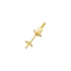 9ct Yellow Gold 3.5mm Cup And Peg With 4mm Threaded Ear Back