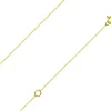 9ct Yellow Gold 0.5mm Diamond Cut Curb Chain With Extender 16-18"/40-45cm Unhallmarked