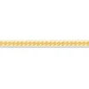 18ct Yellow Gold 1.2mm Diamond Cut Curb Chain Loose Unhallmarked