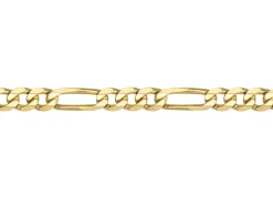 18ct Yellow Gold 2.0mm Diamond Cut Figaro Chain 18