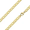 9ct Yellow Gold 4.8mm Diamond Cut Metric Curb Chain 16"/40cm Hallmarked
