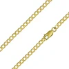 9ct Yellow Gold 3.0mm Diamond Cut Metric Curb Chain 18"/45cm Hallmarked