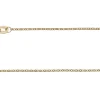 18ct Yellow Gold 1.0mm Diamond Cut Oval Belcher Chain 16"/40cm Hallmarked