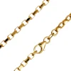 9ct Yellow Gold 3.1mm Diamond Cut Oval Belcher Chain 24"/60cm Hallmarked