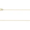 18ct Yellow Gold 0.8mm Diamond Cut Oval Trace Chain 18"/45cm Hallmarked