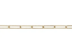 9ct Yellow Gold 2.3mm Diamond Cut Paperclip Trace Chain Loose Unhallmarked