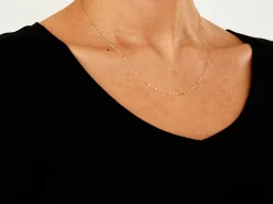 9ct Yellow Gold 1.2mm Flat Filed Oval Trace Chain 18